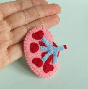 Kidney Necklace Your Organ Grinder